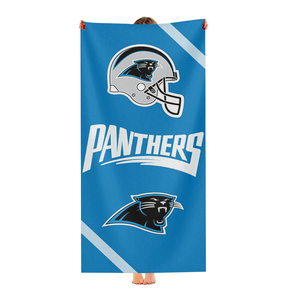 Carolina Panthers Helm Ultra-Soft Luxury Bathroom Towels