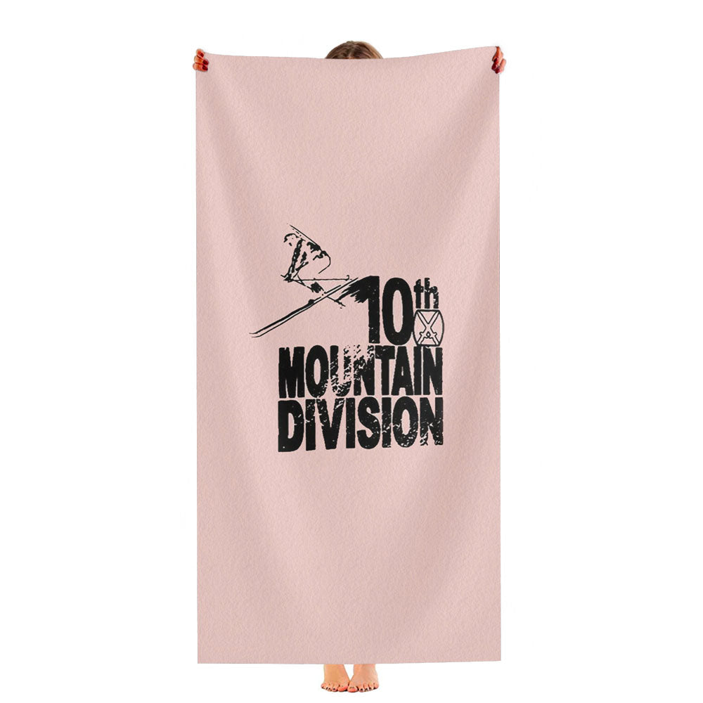 Colorado Ski History 10Th Mountain Division World War 2 Ultra-Soft Luxury Bathroom Towels