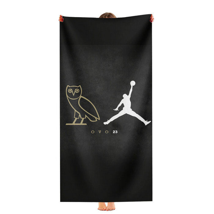 Drake Ovo X Jordan Soft Luxury Bathroom Towels