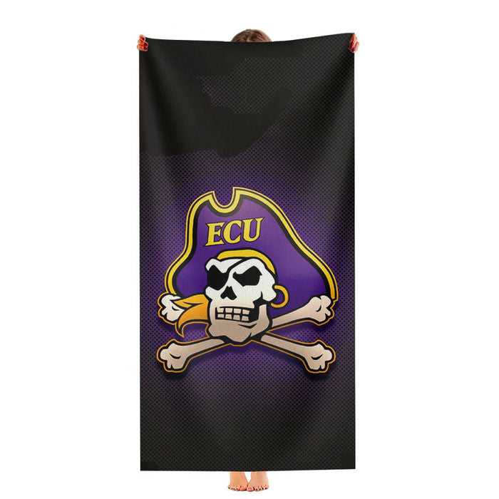 East Carolina Pirates 1 Soft Luxury Bathroom Towels