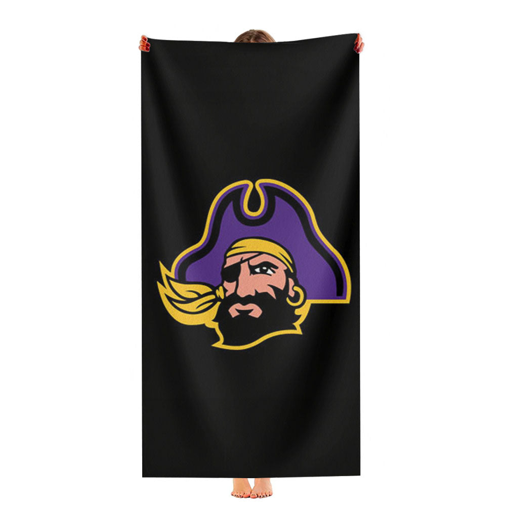 East Carolina Pirates Logo Ultra-Soft Luxury Bathroom Towels