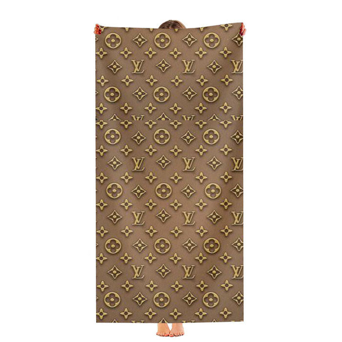 Emboss Louis Vuitton Soft Luxury Bathroom Towels