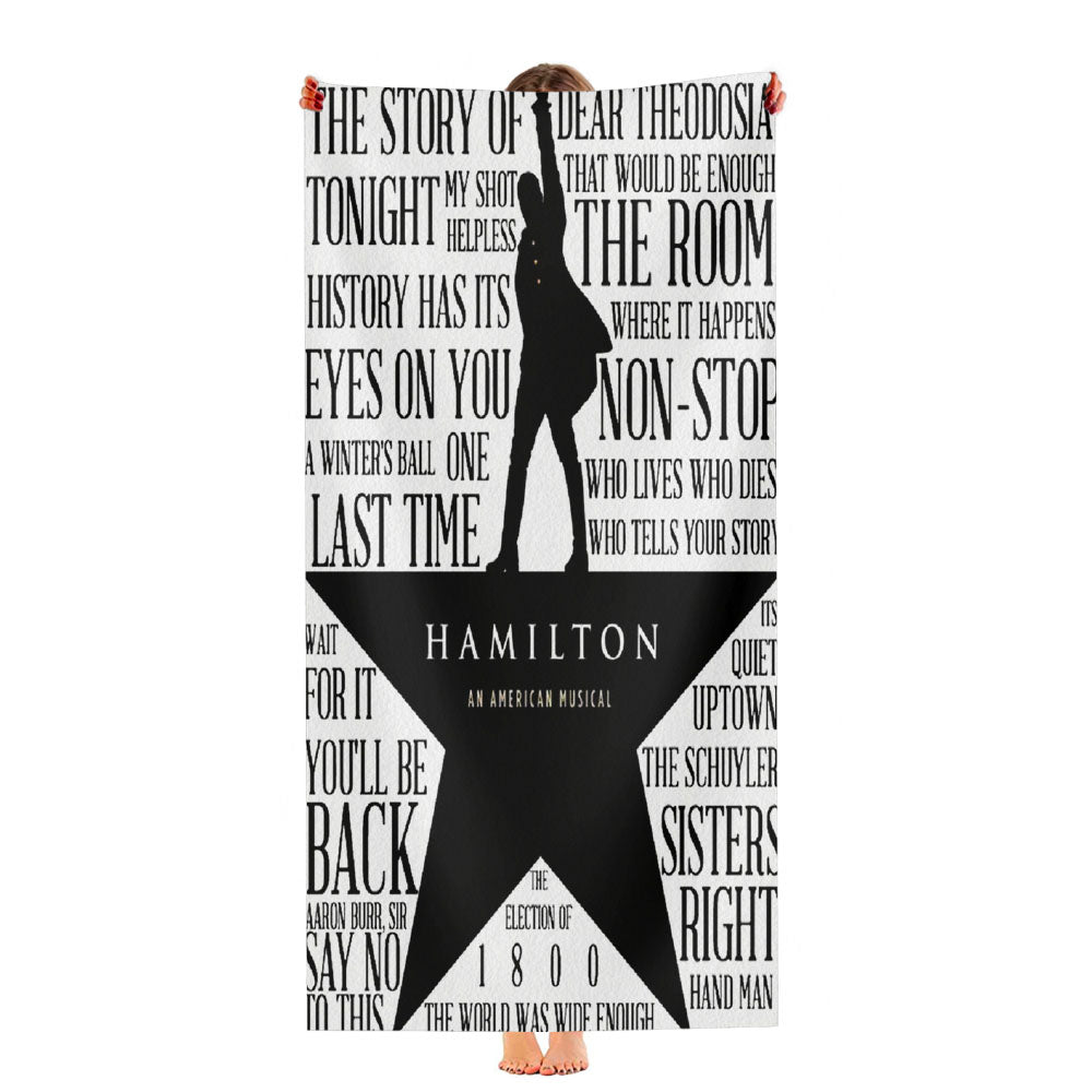 Hamilton An American Music Ultra-Soft Luxury Bathroom Towels