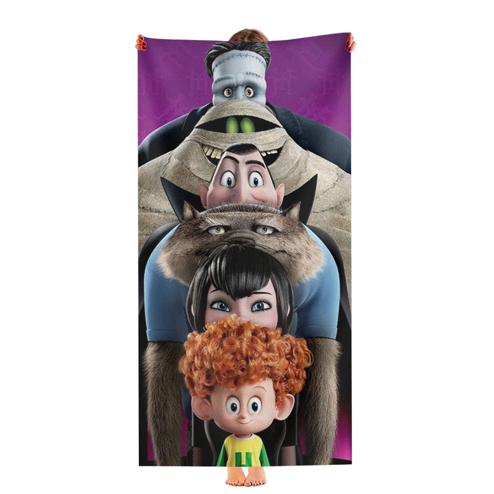 Hotel Transylvania Poster Ultra-Soft Luxury Bathroom Towels