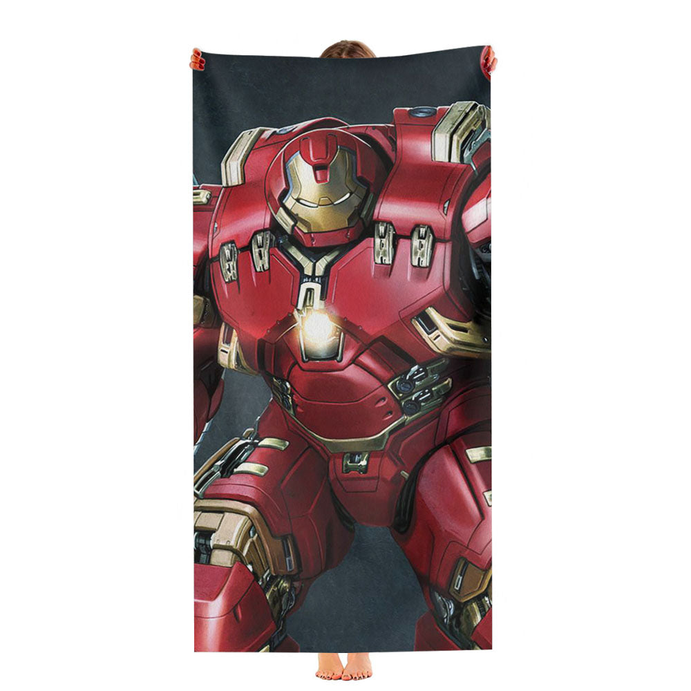 Hulk Buster Iron Man Ultra-Soft Luxury Bathroom Towels