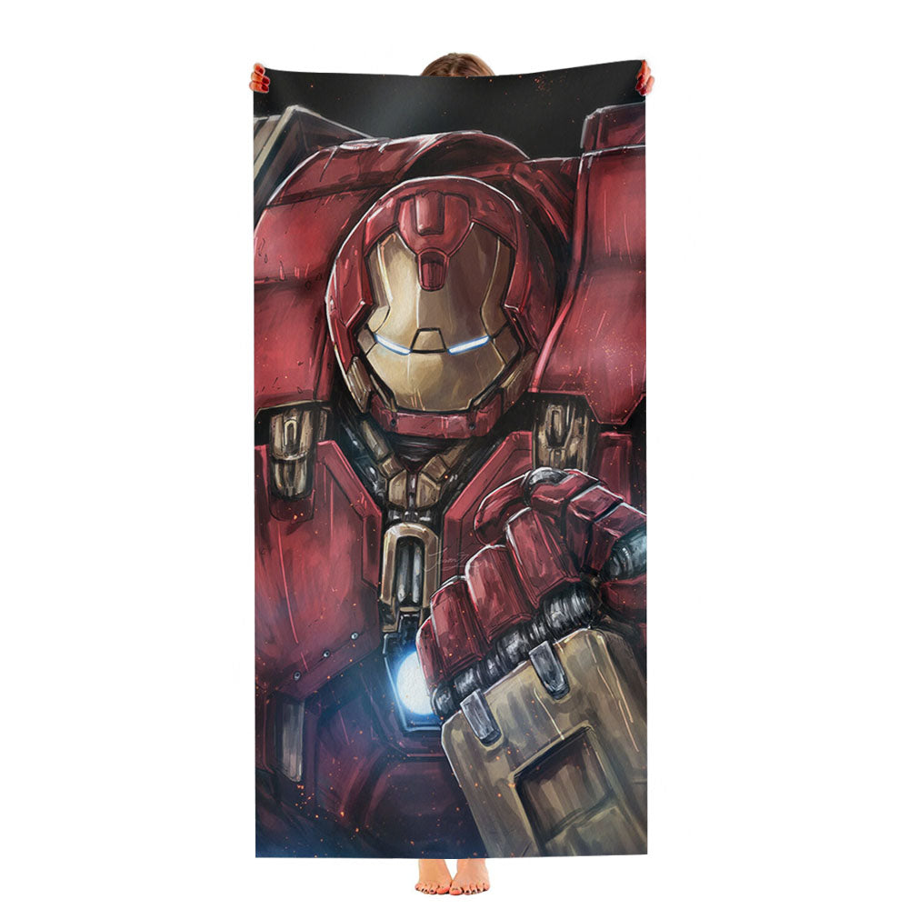 Hulkbuster Iron Man Ultra-Soft Luxury Bathroom Towels