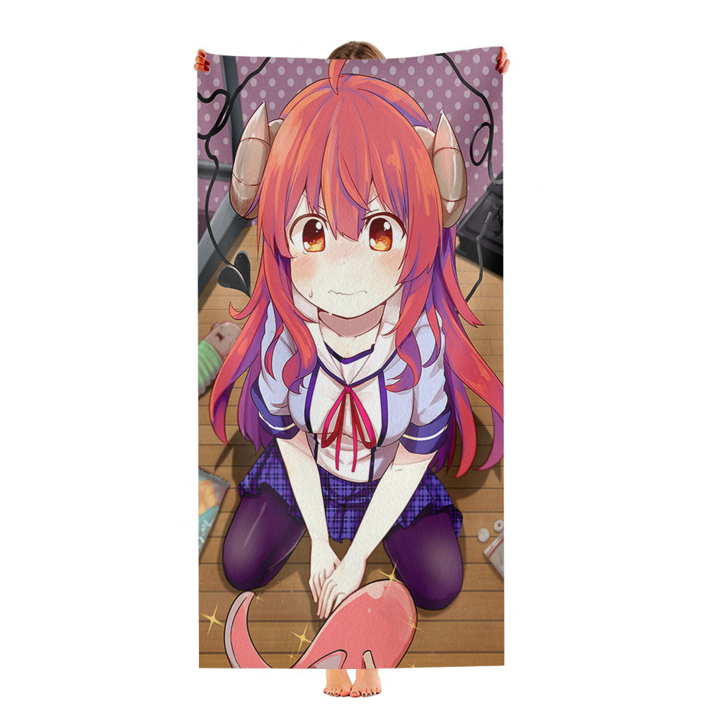 Hungry Shamiko Machikado Mazoku Ultra-Soft Luxury Bathroom Towels