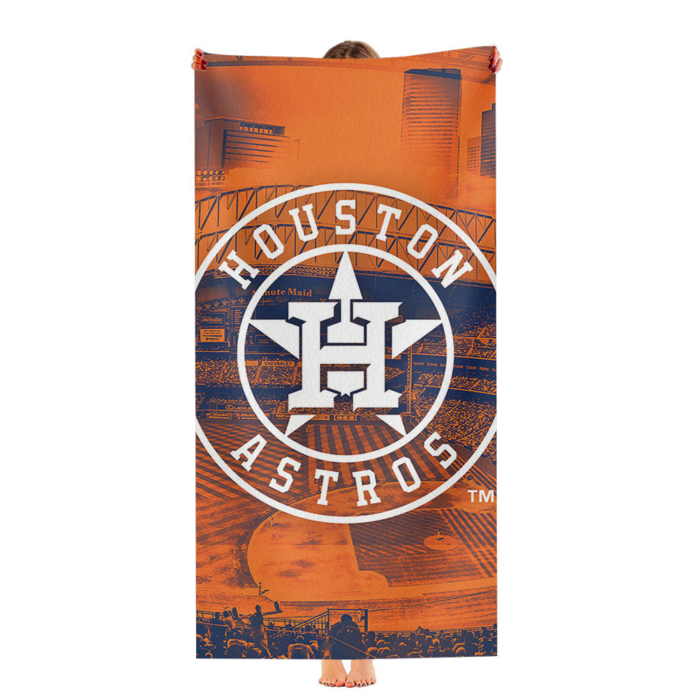 Huston Astros Mobile Wallpaper Ultra-Soft Luxury Bathroom Towels