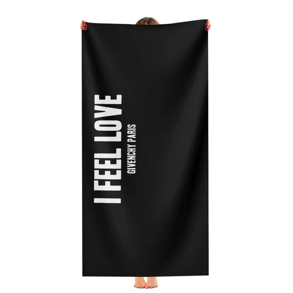 I Feel Love Givenchy Paris Wallet Ultra-Soft Luxury Bathroom Towels
