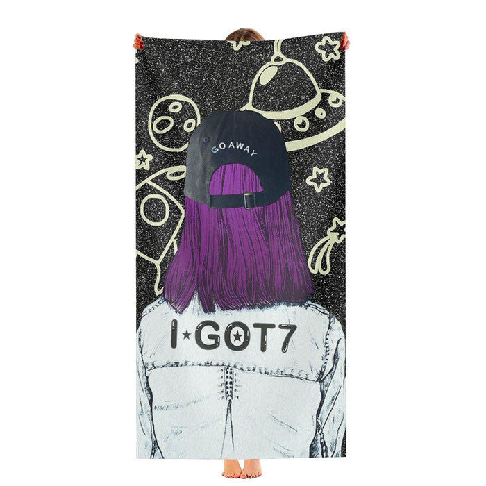 I Got7 Fan Girl Planet Soft Luxury Bathroom Towels