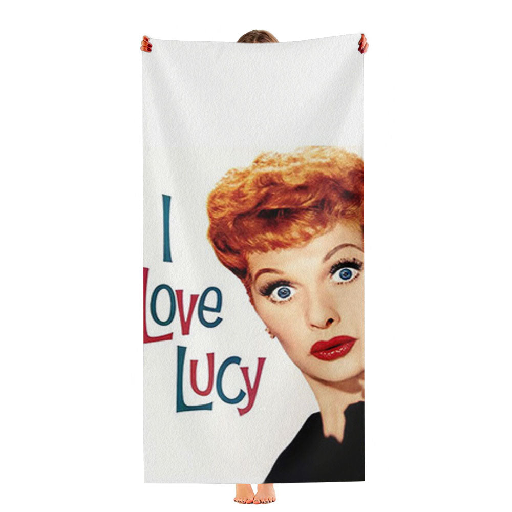 I Love Lucy Shock Ultra-Soft Luxury Bathroom Towels