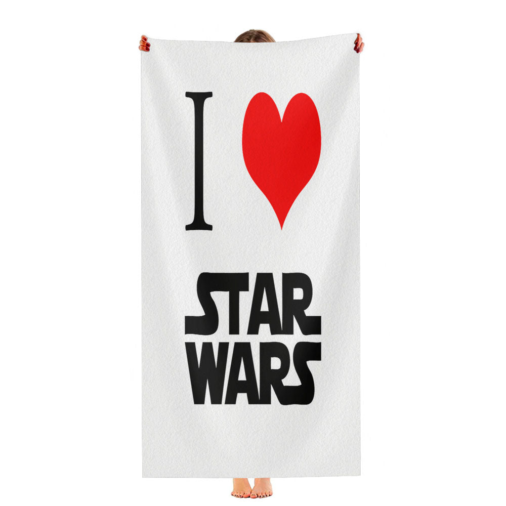 I Love Star Wars Ultra-Soft Luxury Bathroom Towels