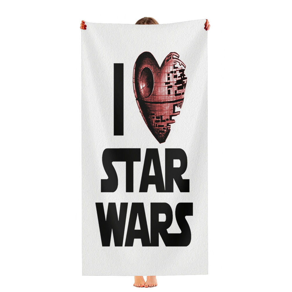 I Love Star Wars Vintage Ultra-Soft Luxury Bathroom Towels