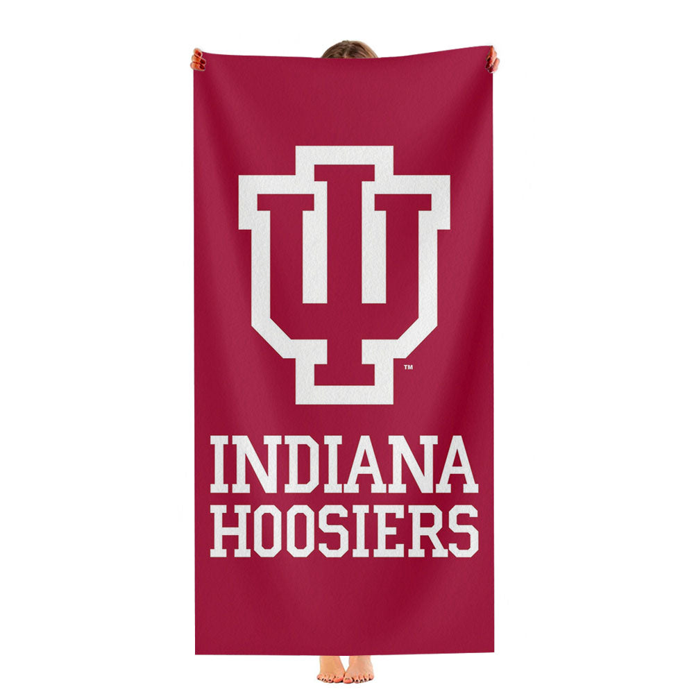 Indiana Hoosiers Logo Ultra-Soft Luxury Bathroom Towels