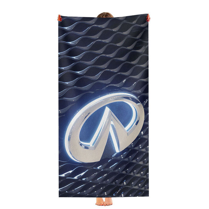 Infiniti Q60 Emblem Concept Soft Luxury Bathroom Towels