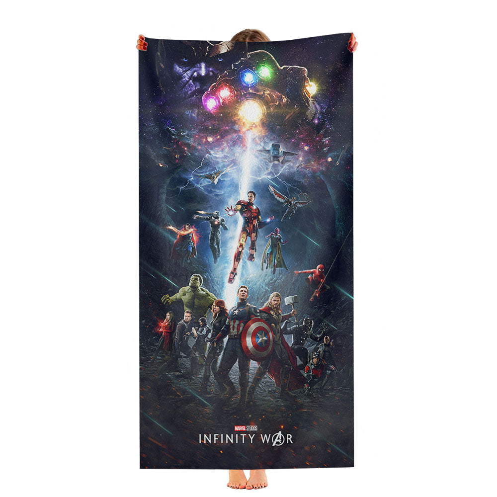 Infinity Wars Poster Art Ultra-Soft Luxury Bathroom Towels