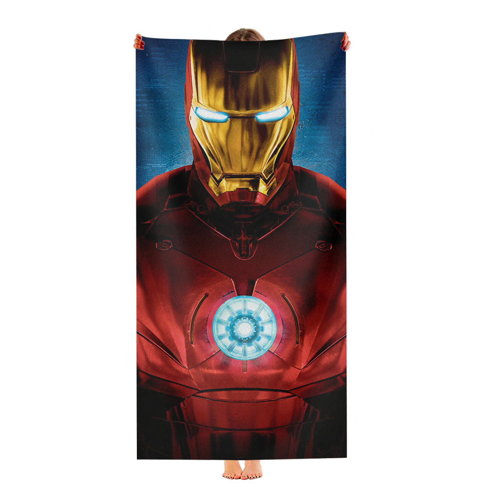 Iron Man Custom Ultra-Soft Luxury Bathroom Towels