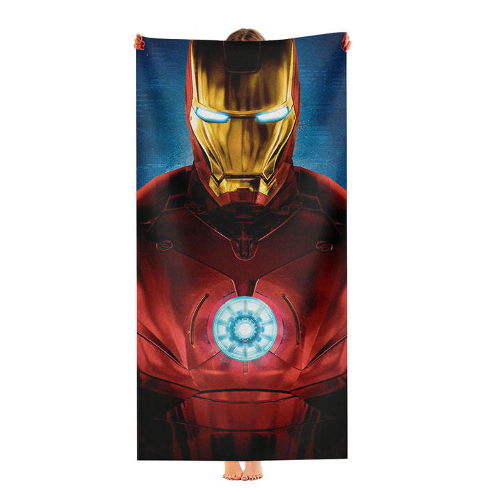 Iron Man Custom Soft Luxury Bathroom Towels