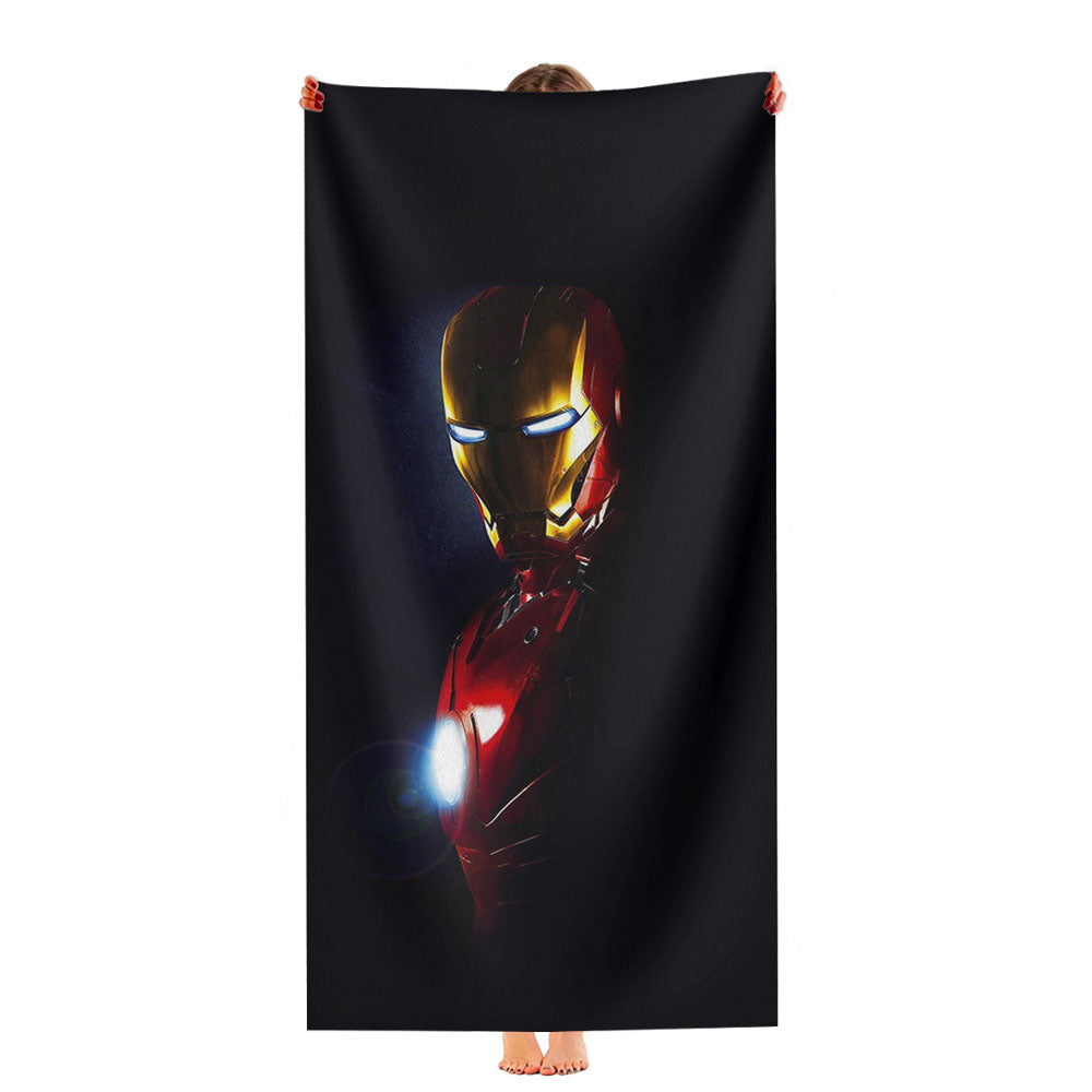 Iron Man Hd Wallpaper Ultra-Soft Luxury Bathroom Towels