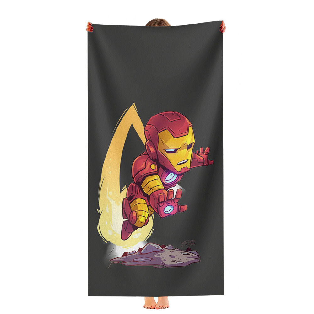 Iron Man Hd Wallpaperr Ultra-Soft Luxury Bathroom Towels