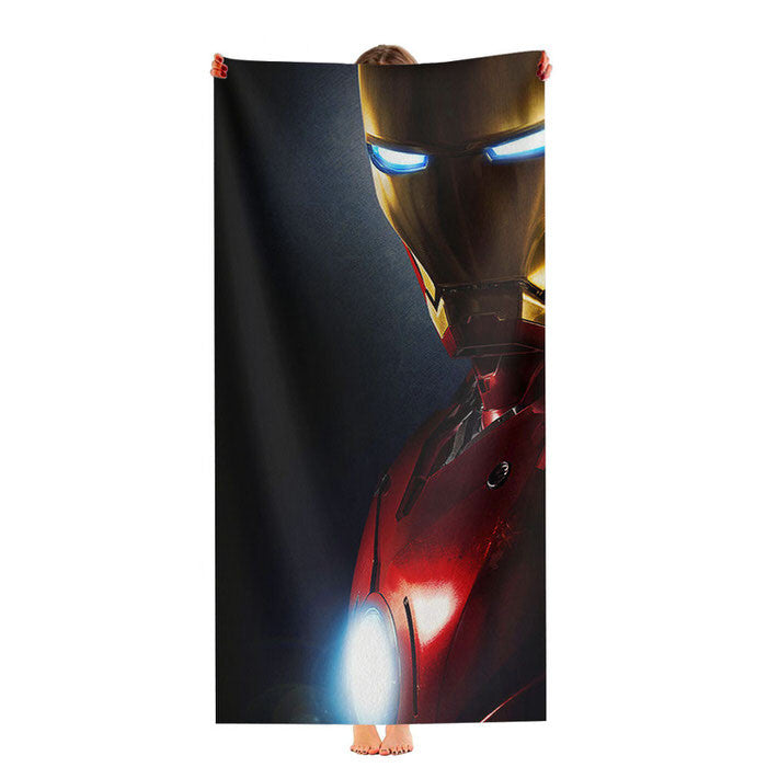 Iron Man Mark Iii Soft Luxury Bathroom Towels