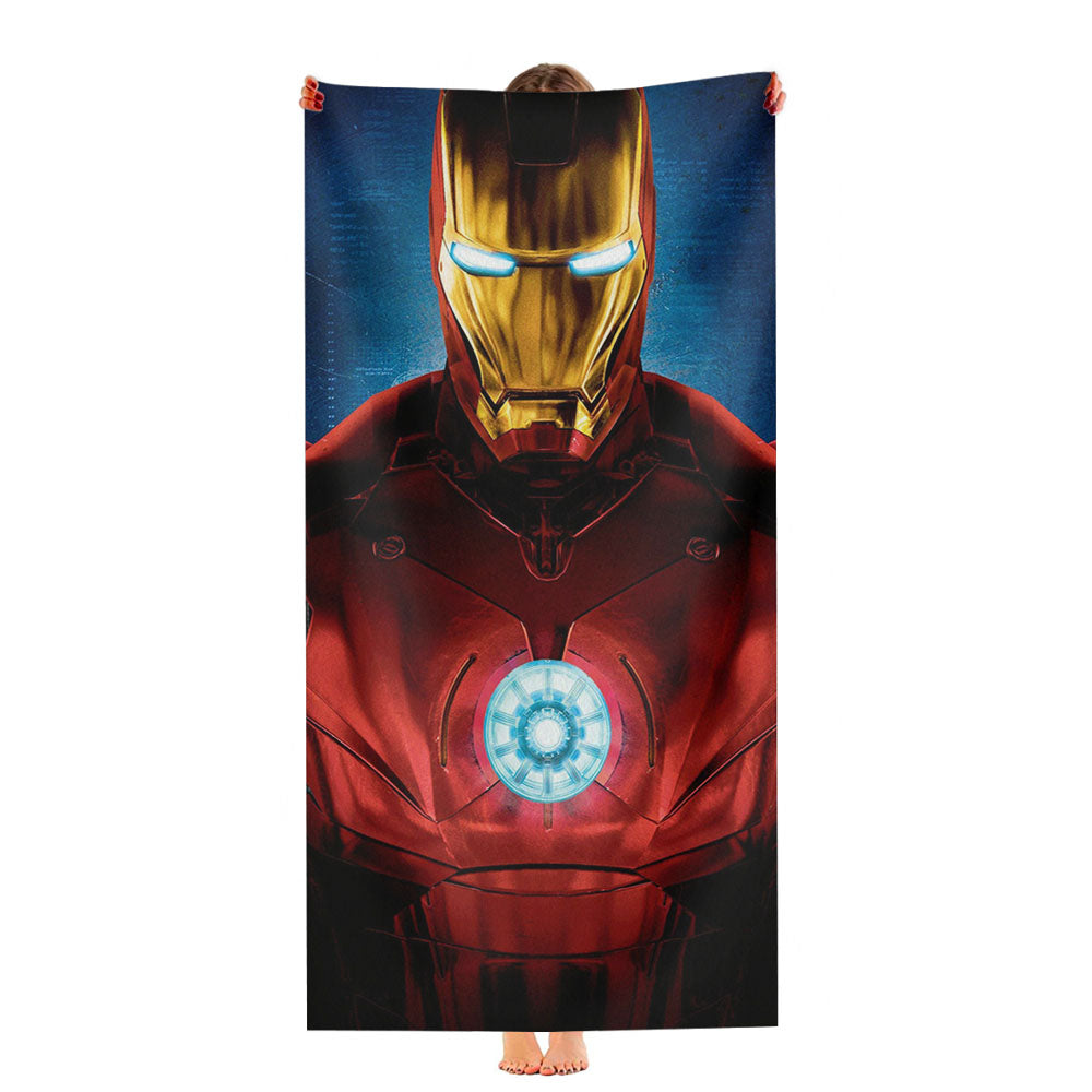 Iron Man Wallpaper Mobile Ultra-Soft Luxury Bathroom Towels