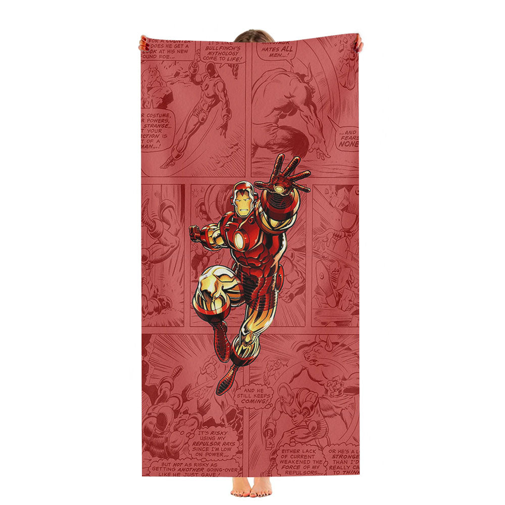 Ironman Comic Ultra-Soft Luxury Bathroom Towels