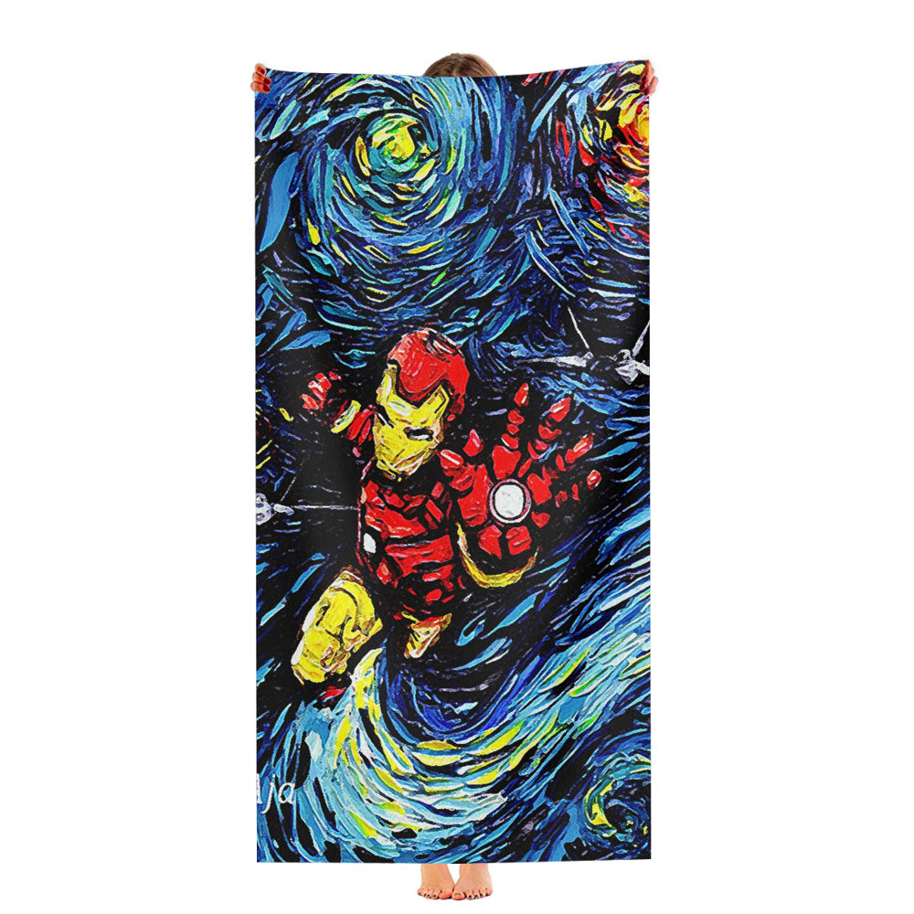 Ironman Starry Night Ultra-Soft Luxury Bathroom Towels