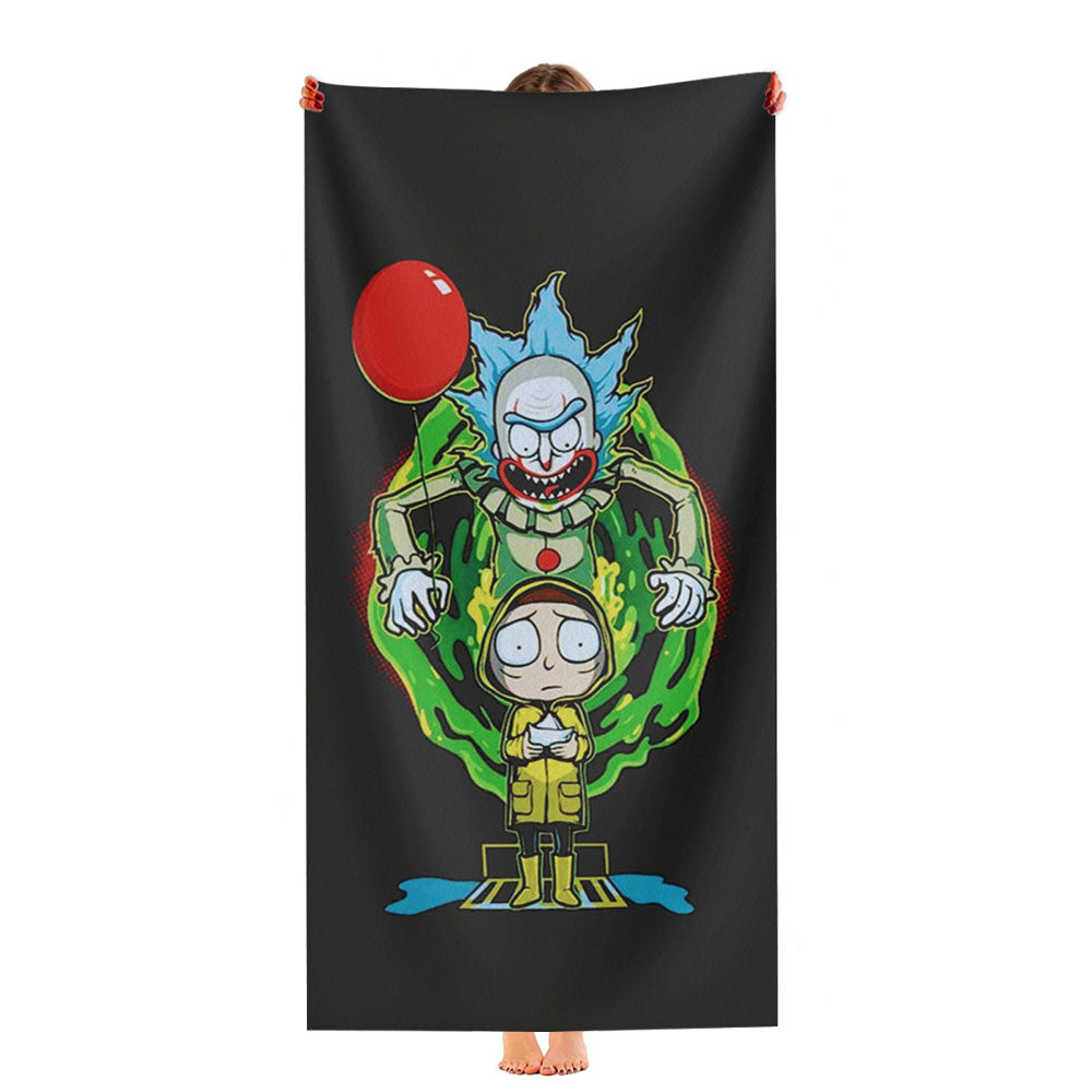 It Clown Pennywise Balloon 2 Ultra-Soft Luxury Bathroom Towels