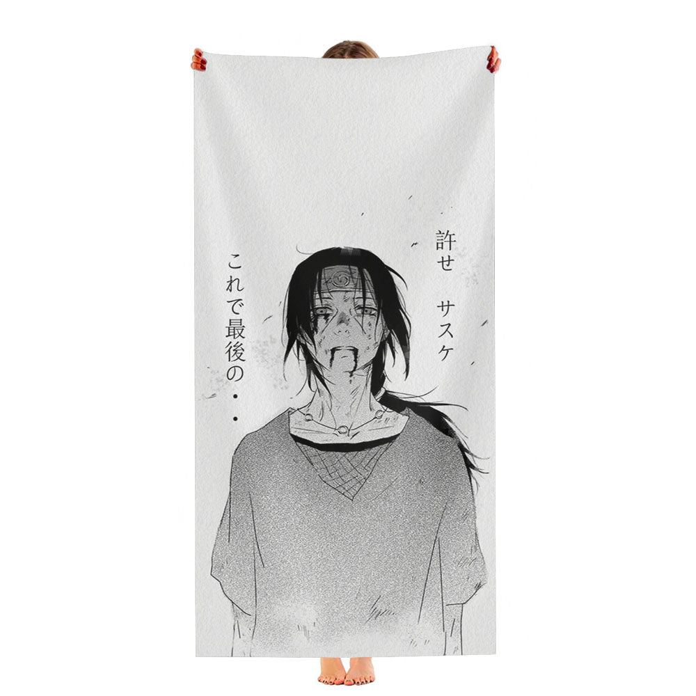 Itachi Uchiha Dead Ultra-Soft Luxury Bathroom Towels
