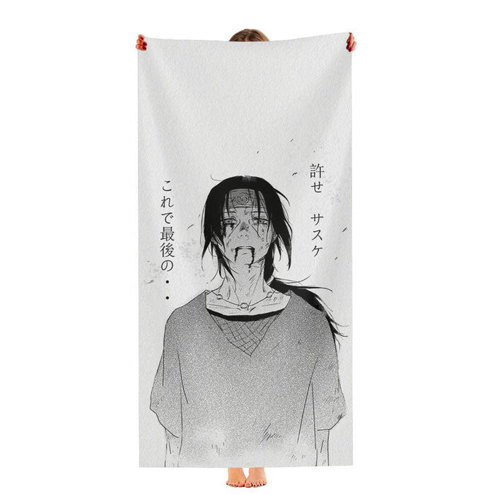 Itachi Uchiha Dead Soft Luxury Bathroom Towels