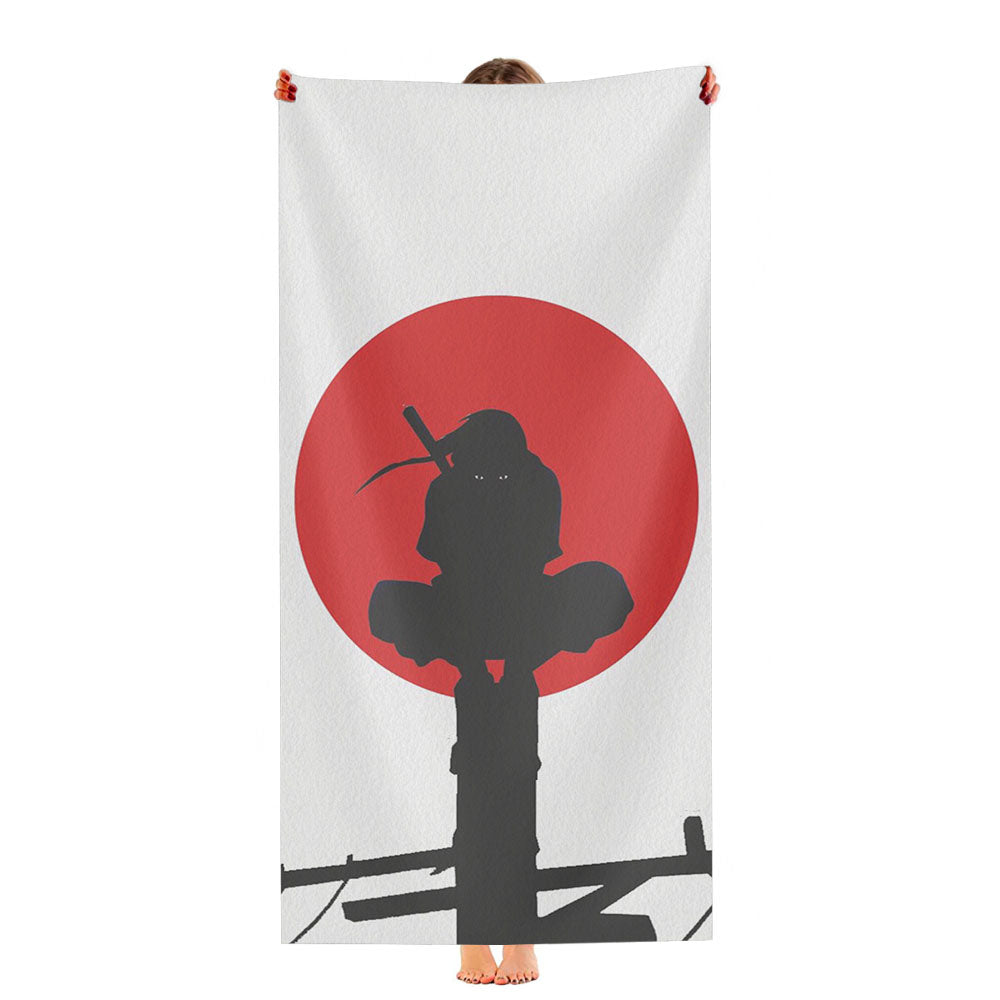 Itachi Uchiha Minimalist Ultra-Soft Luxury Bathroom Towels