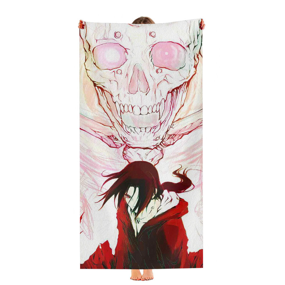 Itachi Uchiha Susanoo Wallpaper Ultra-Soft Luxury Bathroom Towels