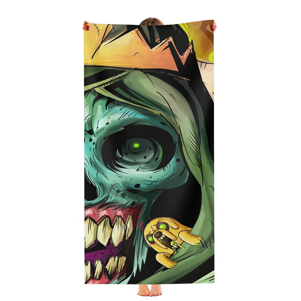 Jake And Skull Monster Ultra-Soft Luxury Bathroom Towels