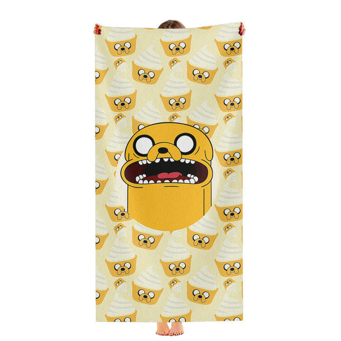 Jake Cake Pattern Soft Luxury Bathroom Towels