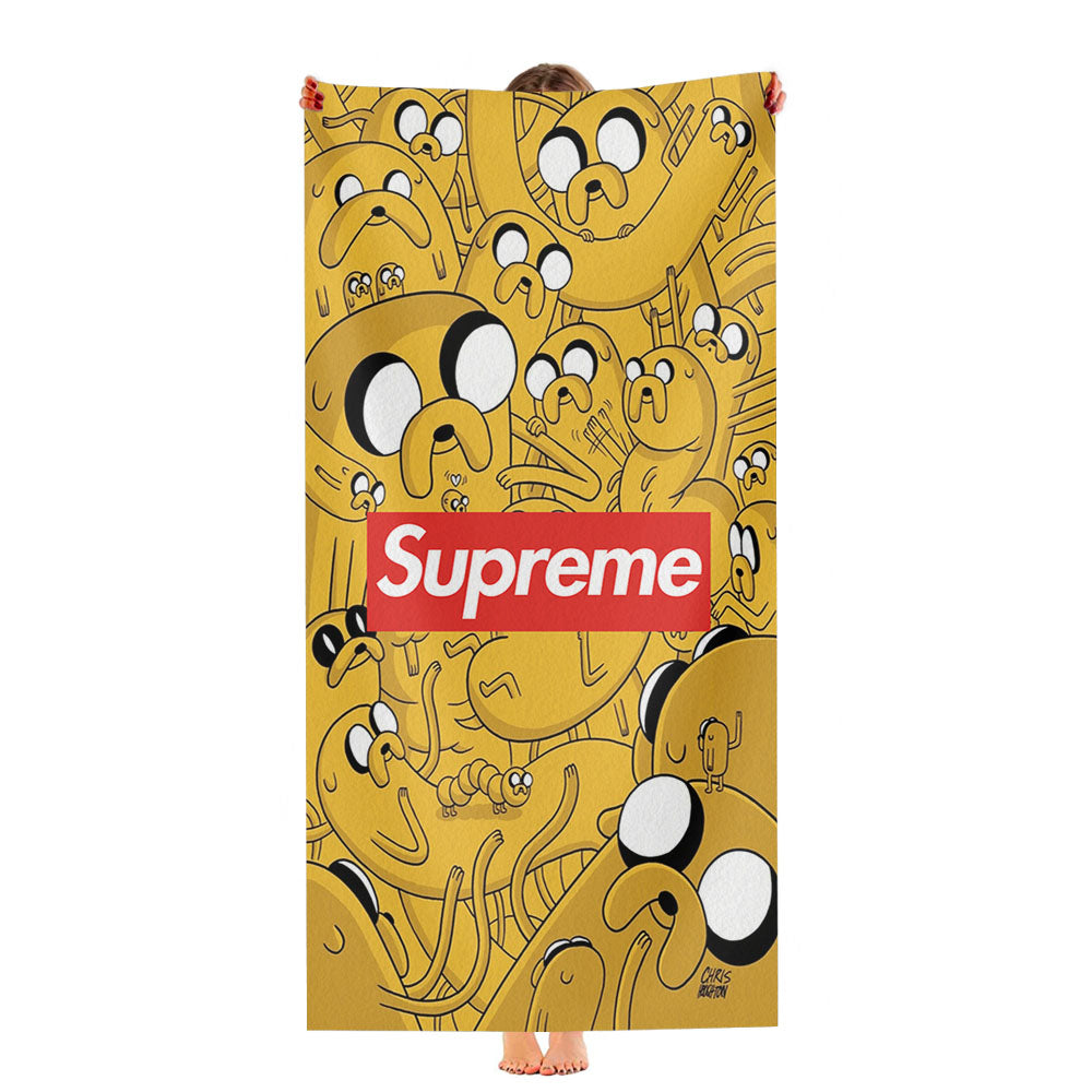 Jake The Dog And Finn The Human Adventure Time Ultra-Soft Luxury Bathroom Towels