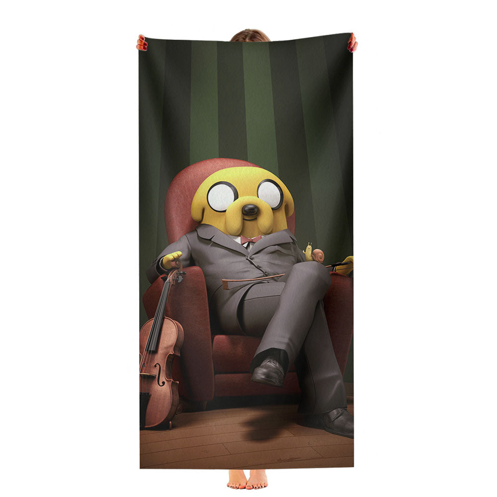 Jakefather On Behance Adventure Time Ultra-Soft Luxury Bathroom Towels