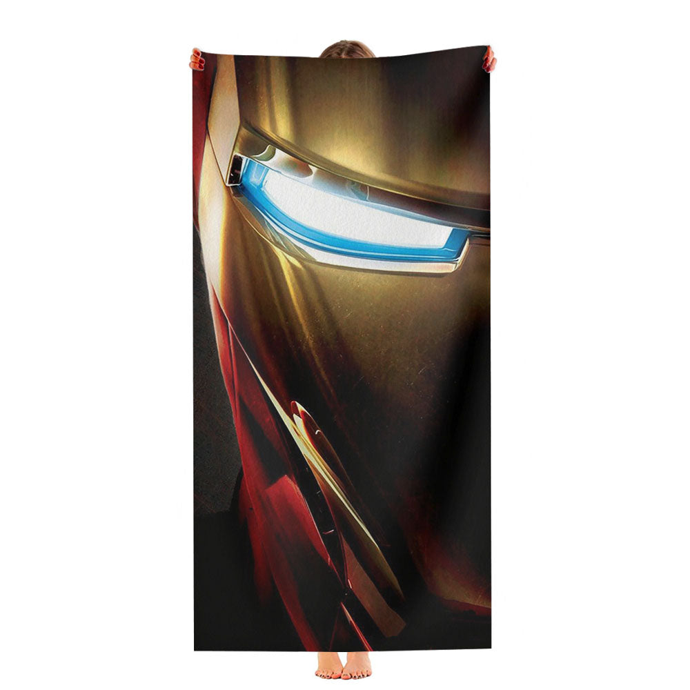 Jarvis Iron Man Wallpaper Ultra-Soft Luxury Bathroom Towels