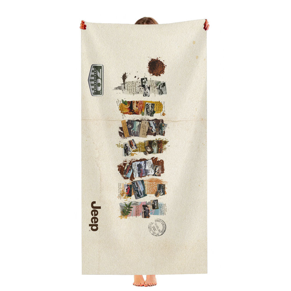 Jeep 75Th Anniversary Ultra-Soft Luxury Bathroom Towels