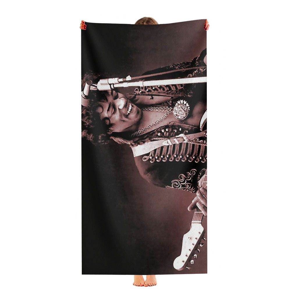 Jimi Hendrix Ultra-Soft Luxury Bathroom Towels