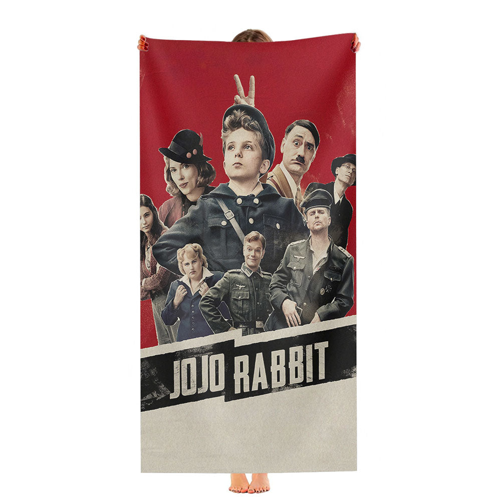 Jojo Rabbit Classic Movie Poster Ultra-Soft Luxury Bathroom Towels