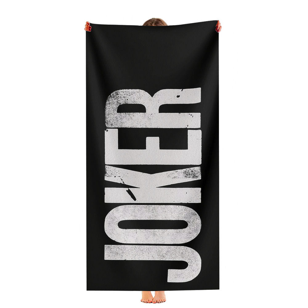 Joker Canvas Font Ultra-Soft Luxury Bathroom Towels
