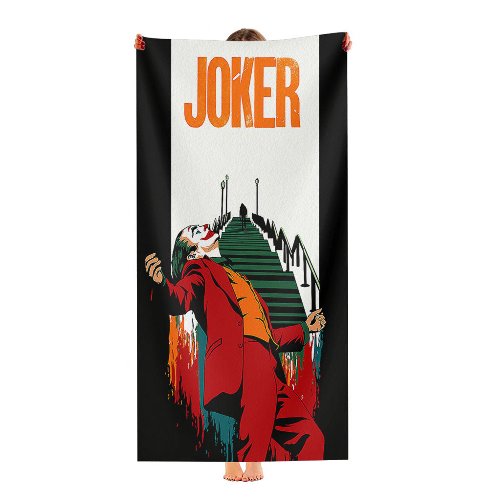Joker Paint Art Poster Ultra-Soft Luxury Bathroom Towels
