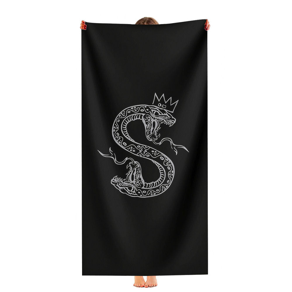 Jughead Snake Serpent Tattoo Ultra-Soft Luxury Bathroom Towels