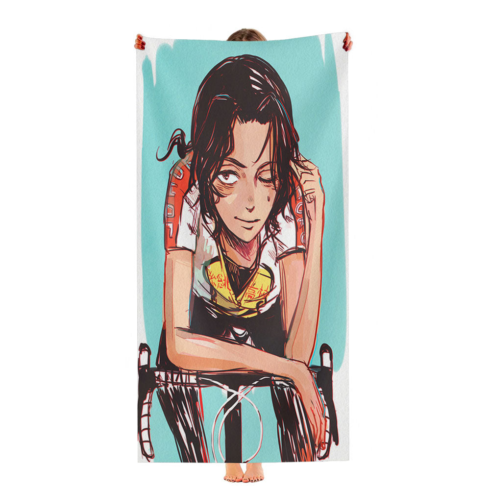 Junta Teshima Yowamushi Pedal Ultra-Soft Luxury Bathroom Towels