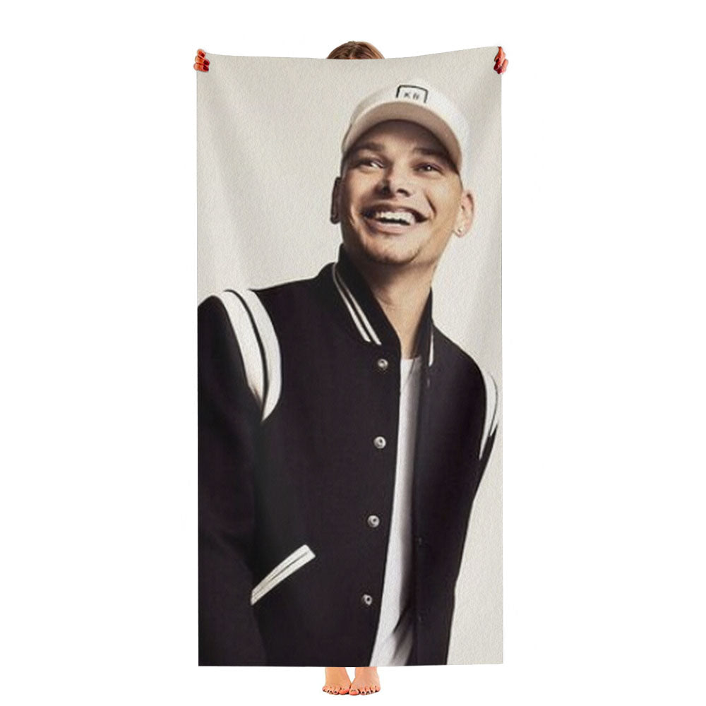 Kane Brown With Hat Ultra-Soft Luxury Bathroom Towels