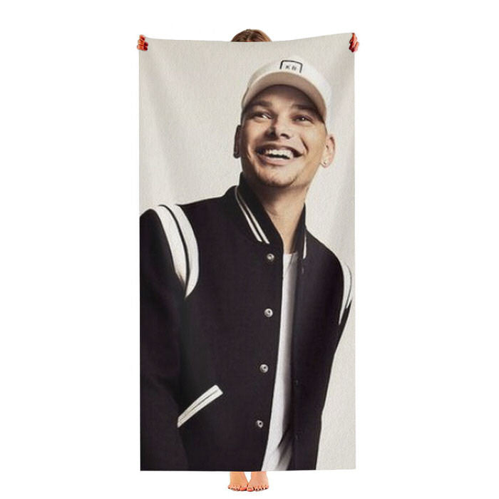 Kane Brown With Hat Soft Luxury Bathroom Towels