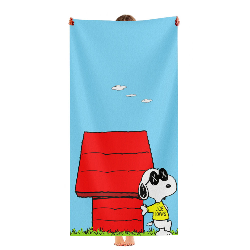 Kaws Snoopy Ultra-Soft Luxury Bathroom Towels