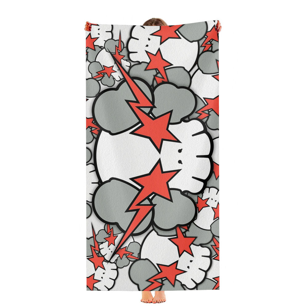 Kaws Wallpaper Ultra-Soft Luxury Bathroom Towels