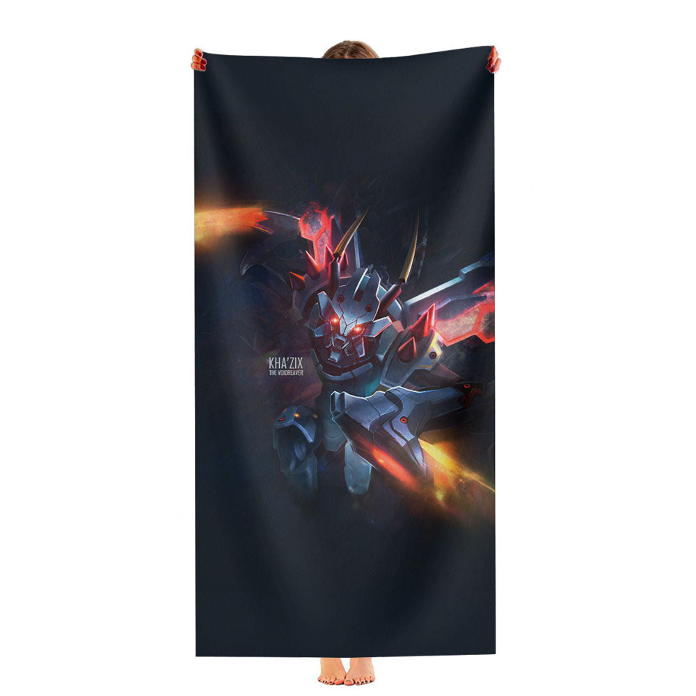 Khazix League Of Legends Wallpaper Ultra-Soft Luxury Bathroom Towels